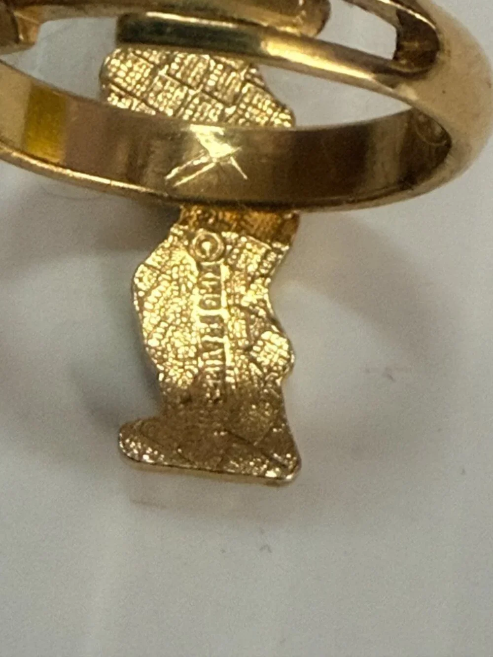 Olive Oyl & Tigger metal adjustable Ring King Features & Disney adjustable